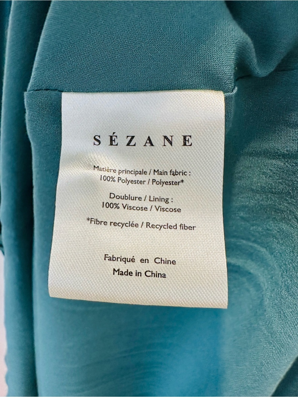 NWOT Sezane Rachelle Dress, Sage, 34 - Picture 7 of 8